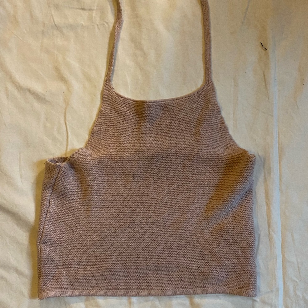 Brandy Melville Pink Halter Top
